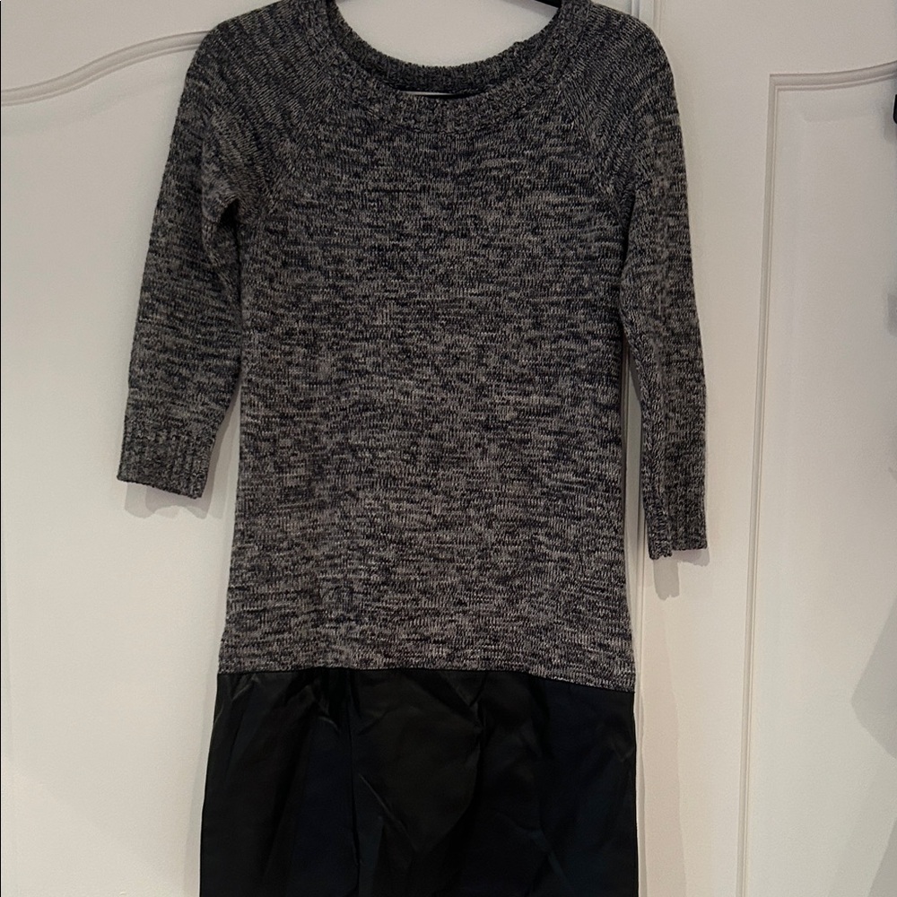 Bailey 44 Charcoal and Black Knit Dress